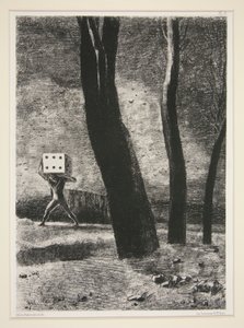 Le Joueur (Der Spieler), aus dem Portfolio Dans le rêve (Im Traum) von Odilon Redon