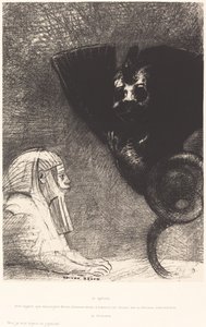 Der Sphinx... mein Blick, den nichts ablenken kann, bleibt durch die Dinge hindurch auf einen unerreichbaren Horizont gerichtet. Die Chimäre: Ich, ich bin leicht und fröhlich
