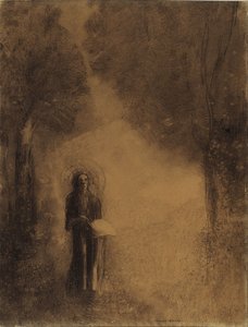 Der Spaziergänger, Studie für „Der wandelnde Buddha“ von Odilon Redon