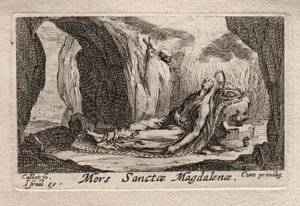 Die Büßer: Tod der Heiligen Magdalena von Odilon Redon