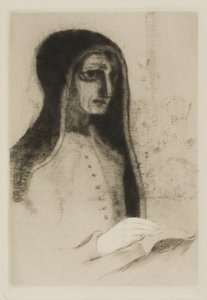 Das Buch (Heilige Theresa) von Odilon Redon