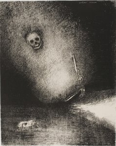 Der Traum endete im Tod, aus Der Geschworene von Odilon Redon