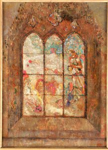 Das Buntglasfenster von Odilon Redon