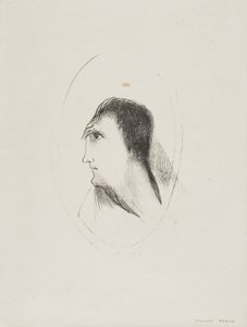 Die Breite und Flachheit des Stirnknochens, Platte 6 von 6 von Odilon Redon