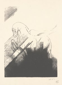 Geflügeltes Pferd von Odilon Redon