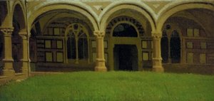 Alter florentinischer Kreuzgang, ca. 1864-65