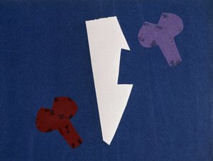 Universaler Krieg: Collagearbeit von Olga Rosanova, Januar 1916
