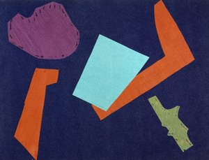Universaler Krieg: Collagearbeit von Olga Rosanova, Januar 1916 von Olga Wladimirowna  Rosanowa