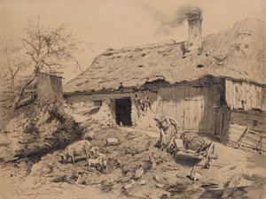 Arbeit am Bauernhof