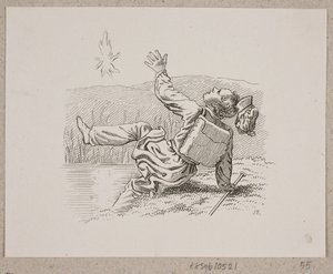 Der Irrlicht und der Wanderer von Oluf Olufsen Bagge