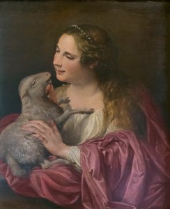 Heilige Agnes von Orazio Gentileschi