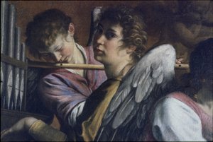 Die Beschneidung (Detail) von Orazio Gentileschi