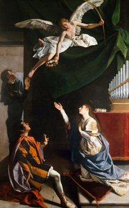 Die heiligen Märtyrer Cecilia, Valerian und Tiburtius, 1606-1607