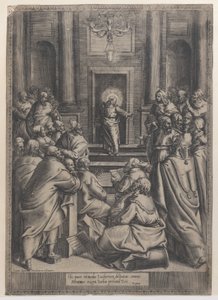 Christus im Tempel disputierend, 1568-77