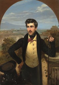 Porträt von Prinz Michail Alexandrowitsch Galitzin von Orest Adamovich Kiprensky