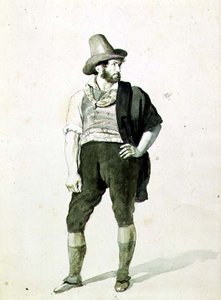 Der junge Italiener, ca. 1834 von Orest Adamovich Kiprensky