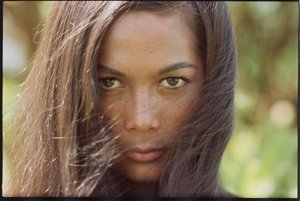 Schauspielerin Nancy Kwan Fotoshooting