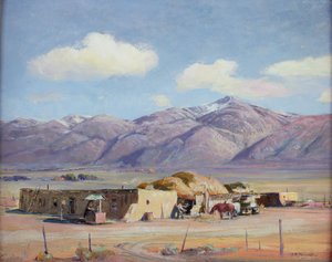 Adobe-Haus, ca. 1940