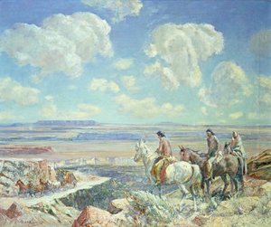Indianische Wache von Oscar Edward Berninghaus