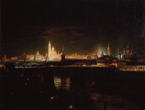 Beleuchtung des Moskauer Kremls, 1883