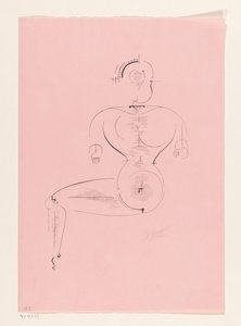 Sitzende Figur von Oskar Schlemmer (signed by artist)