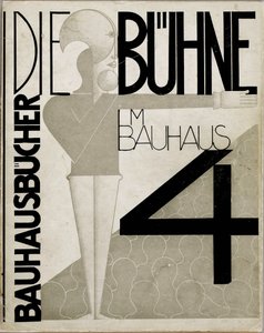 Cover-Design Die Bühne im Bauhaus, 1925 von Oskar Schlemmer