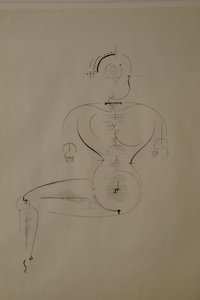 Figur von der Seite: Figur H2 sitzend, 1921