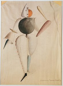 Figur für Das Triadische Ballett von Oskar Schlemmer
