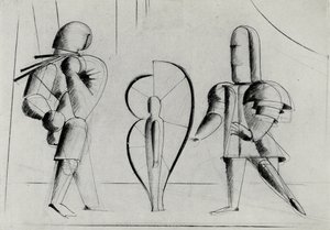 Von der Bühne am Bauhaus Die Bühne im Bauhaus, 1925 von Oskar Schlemmer