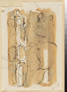 Gruppe mit Rückenfigur