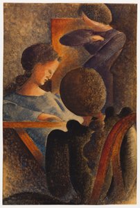 Sitzende Gruppe von Oskar Schlemmer
