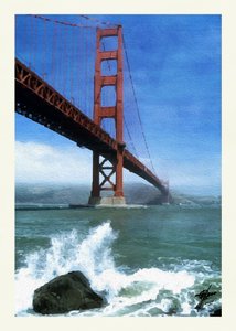 Golden Gate Wellen