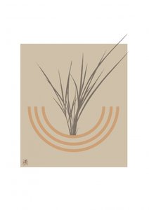 Minimalistischer Botanischer Bogen