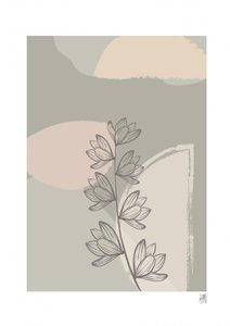 Weiche abstrakte Botanicals