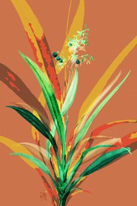 Lebhafte botanische Schichten von Osvaldo Russo