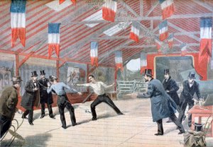 Ein tragisches Duell: Der Tod von Monsieur Harry Alis, 1895 von Oswaldo Tofani