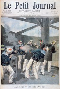 Unfall auf dem französischen Kriegsschiff Bouvines, 1895