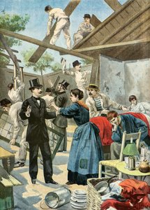 Zwangsräumung von Slumbewohnern von Oswaldo Tofani