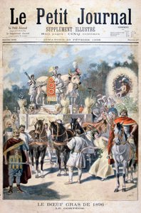 Fett-Ochsen-Feiern in Paris, 1896 von Oswaldo Tofani