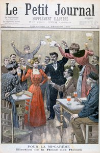 Mittfasten, Wahl der Königin der Königinnen, 1900
