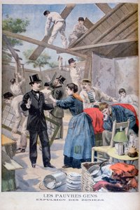 Die Vertreibung der Armen aus den Slums, 1895 von Oswaldo Tofani