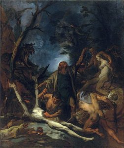 Hexen bei einer schwarzen Messe