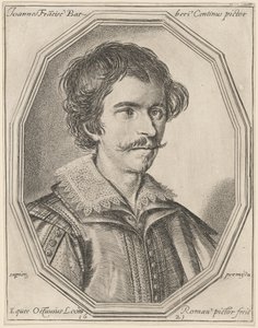 Giovanni Francesco Barbieri, genannt Guercino von Ottavio Leoni