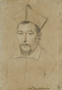 Porträt von Kardinal Pietro Aldobrandini, frühes 17. Jahrhundert von Ottavio Mario Leoni