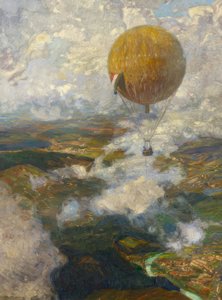 Im Fesselballon über den Vogesen