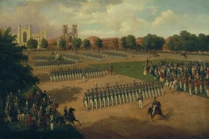 Siebtes Regiment bei der Überprüfung, Washington Square, New York