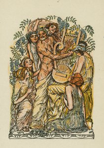 Anakreons Lieder (Farblithografie) von Otto Friedrich