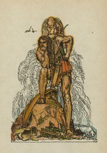 Anakreons Lieder (Farblithografie) von Otto Friedrich