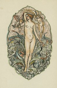 Anakreons Lieder (Farblithografie) von Otto Friedrich