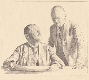 Doppelporträt der Sammler Guido von Usedom und Gustav von Houwald